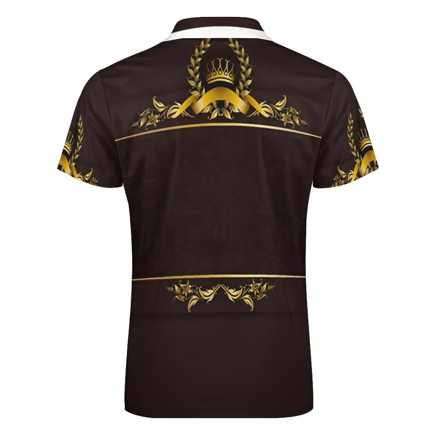 Men's Short Sleeve POLO Shirt with Zipper B470 (All-Over Printing)