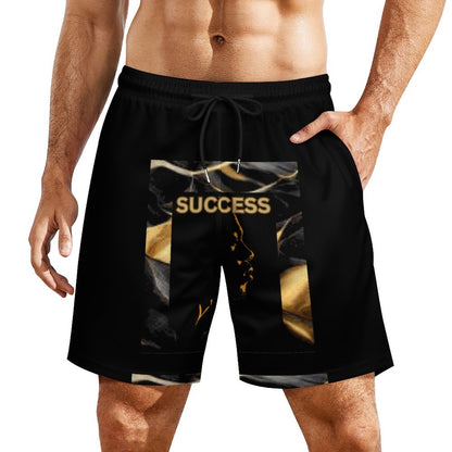 Men's Beach Shorts with 4 Pockets