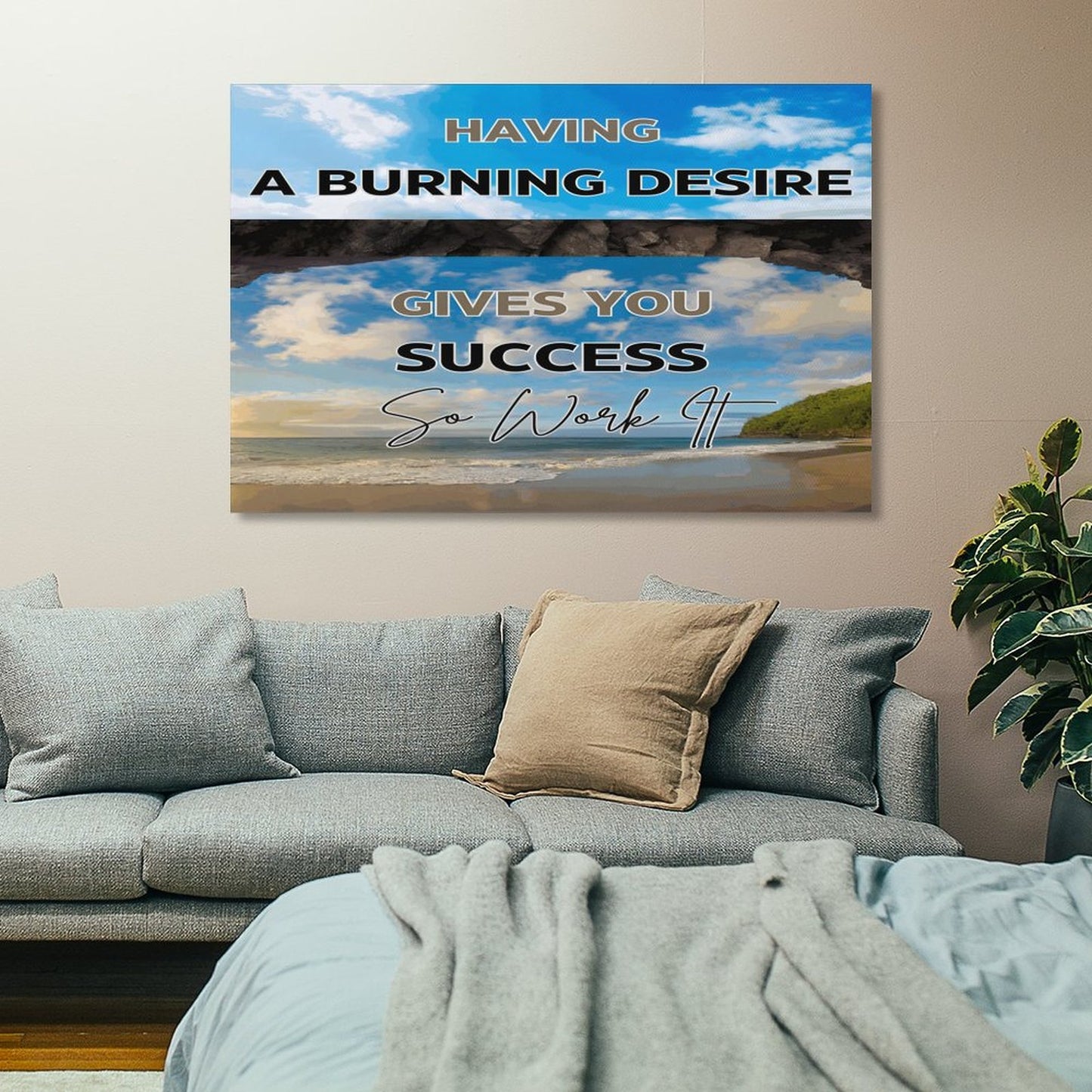 Hanging Poster (Horizontal 3:2)-12x18 inch/ 8x12 inch