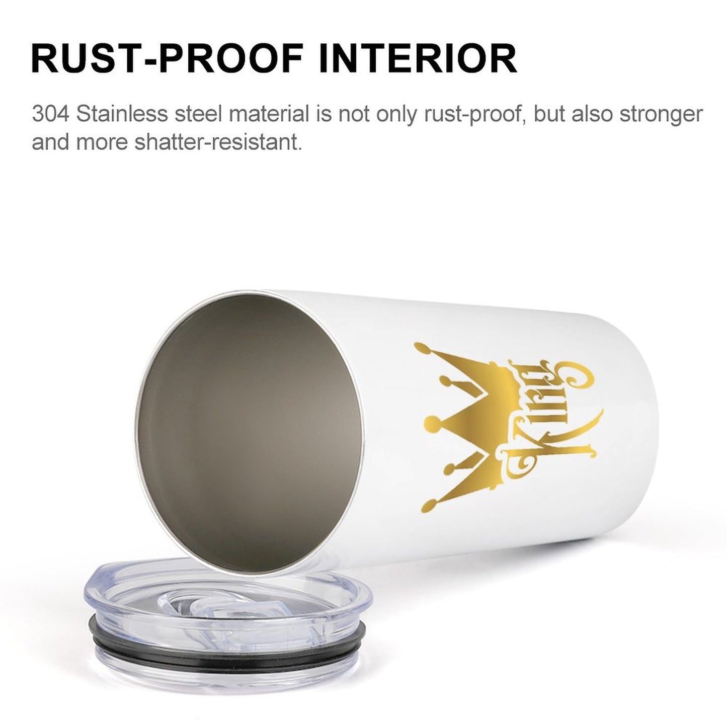 Insulated Drinking Cups with Lids