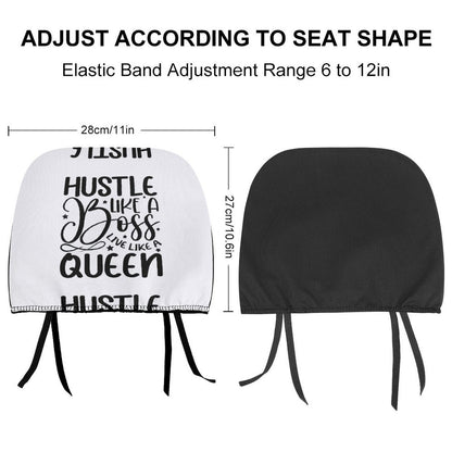 Custom Car Headrest Covers