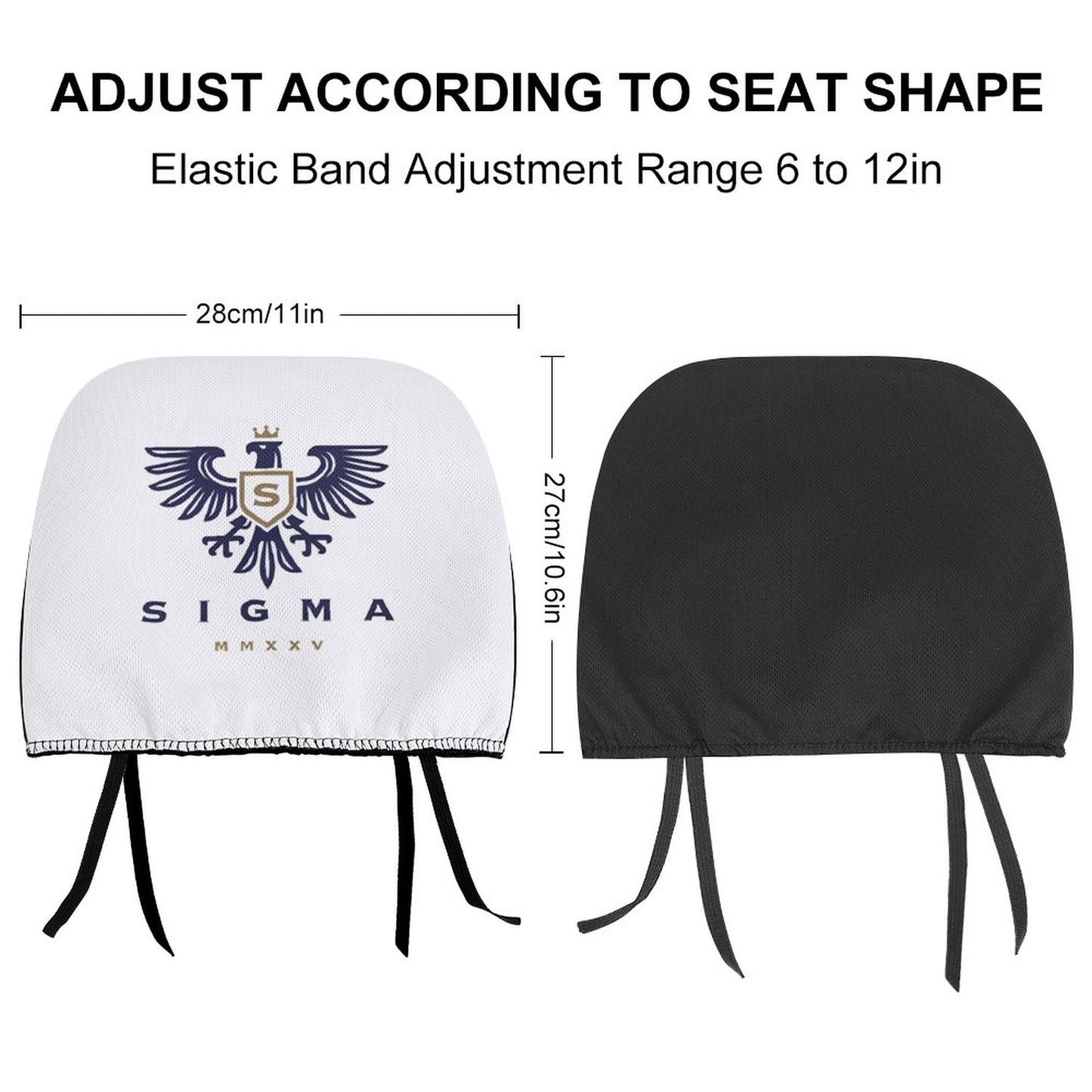 Custom Car Headrest Covers