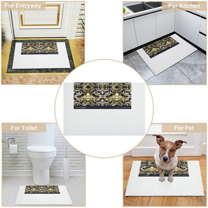 Crystal Velvet Bedroom Floor Mat