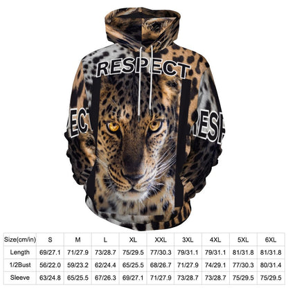 230gsm Men's Cool Hoodie with Double-layer Cap (All-Over Printing)