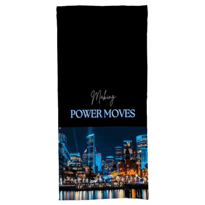 MAKING POWER MOVES Bath Towel 70x140