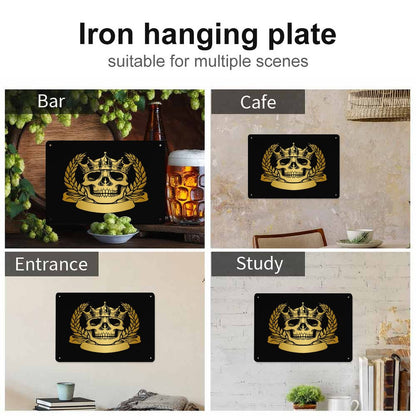Horizontal Personalized Metal Wall Art Tin Sign-5.5"x7.9"/14x20cm