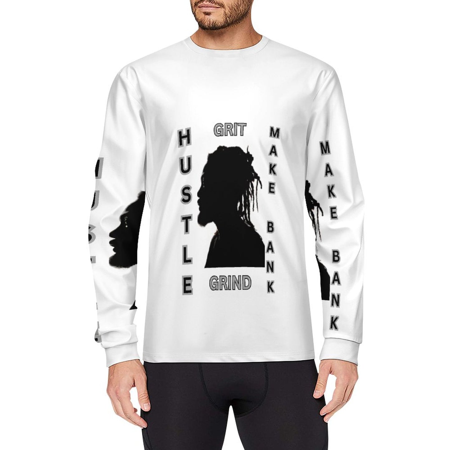 Men's Workout Top Long Sleeve DS017 (All-Over Printing)