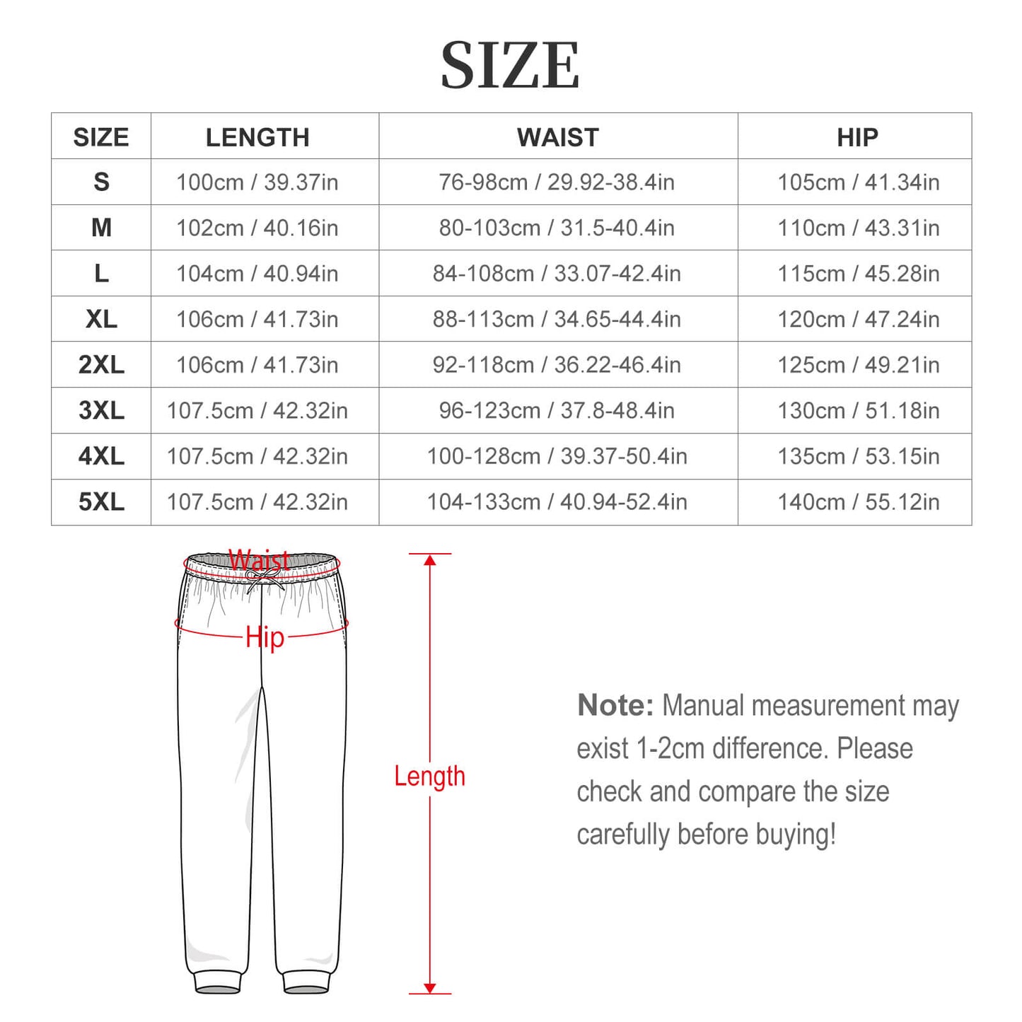 280gsm Men's Joggers(All-Over Printing)