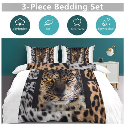 3-Piece Bedding Set-90"x90"/ 229x229cm (Dual-sided Printing)