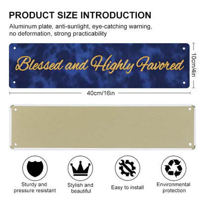 Slim Metal Tin Sign