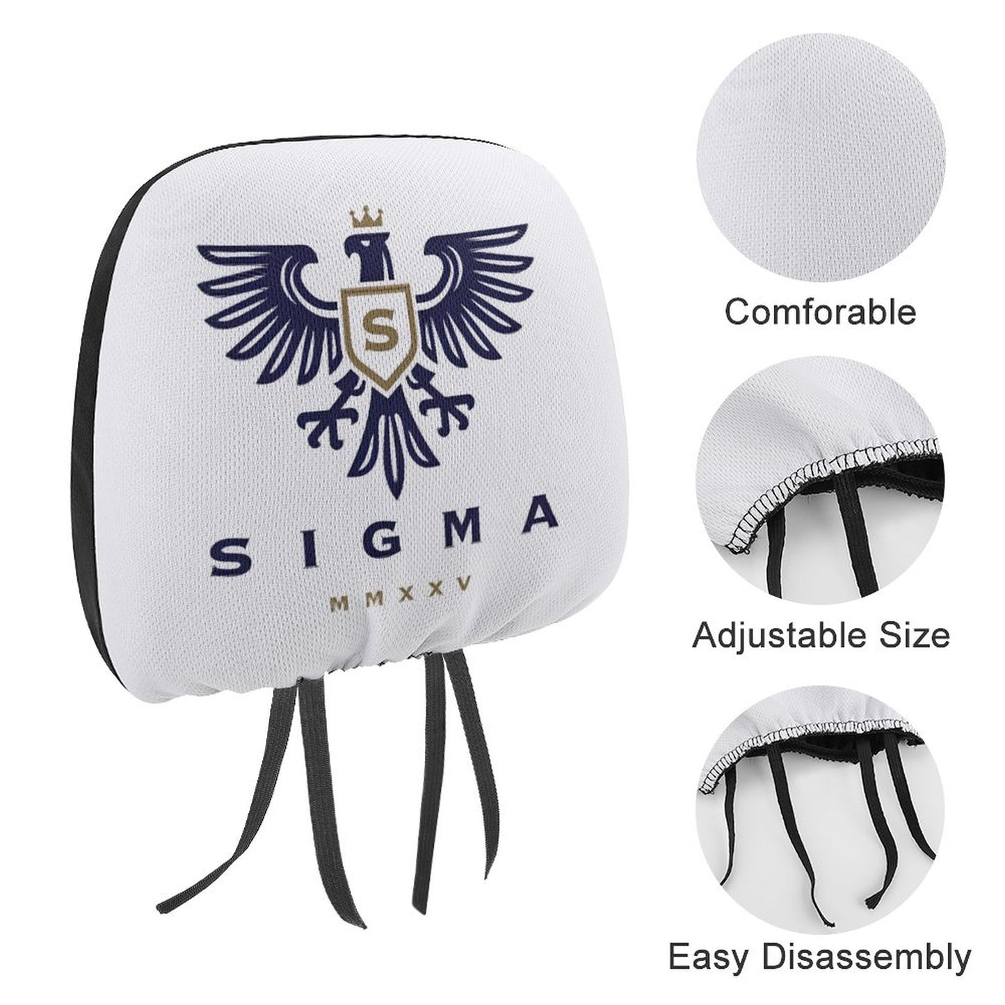 Custom Car Headrest Covers