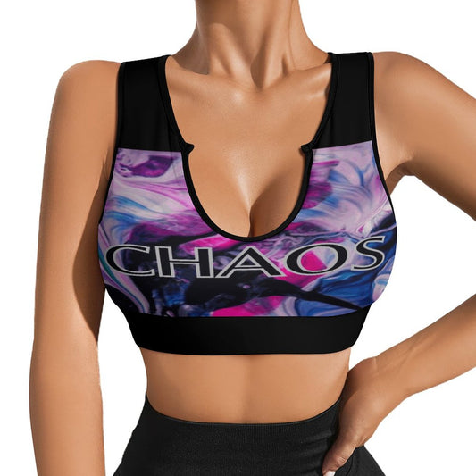 CHAOS Yoga Tank Top (black)-SMALL-2XL