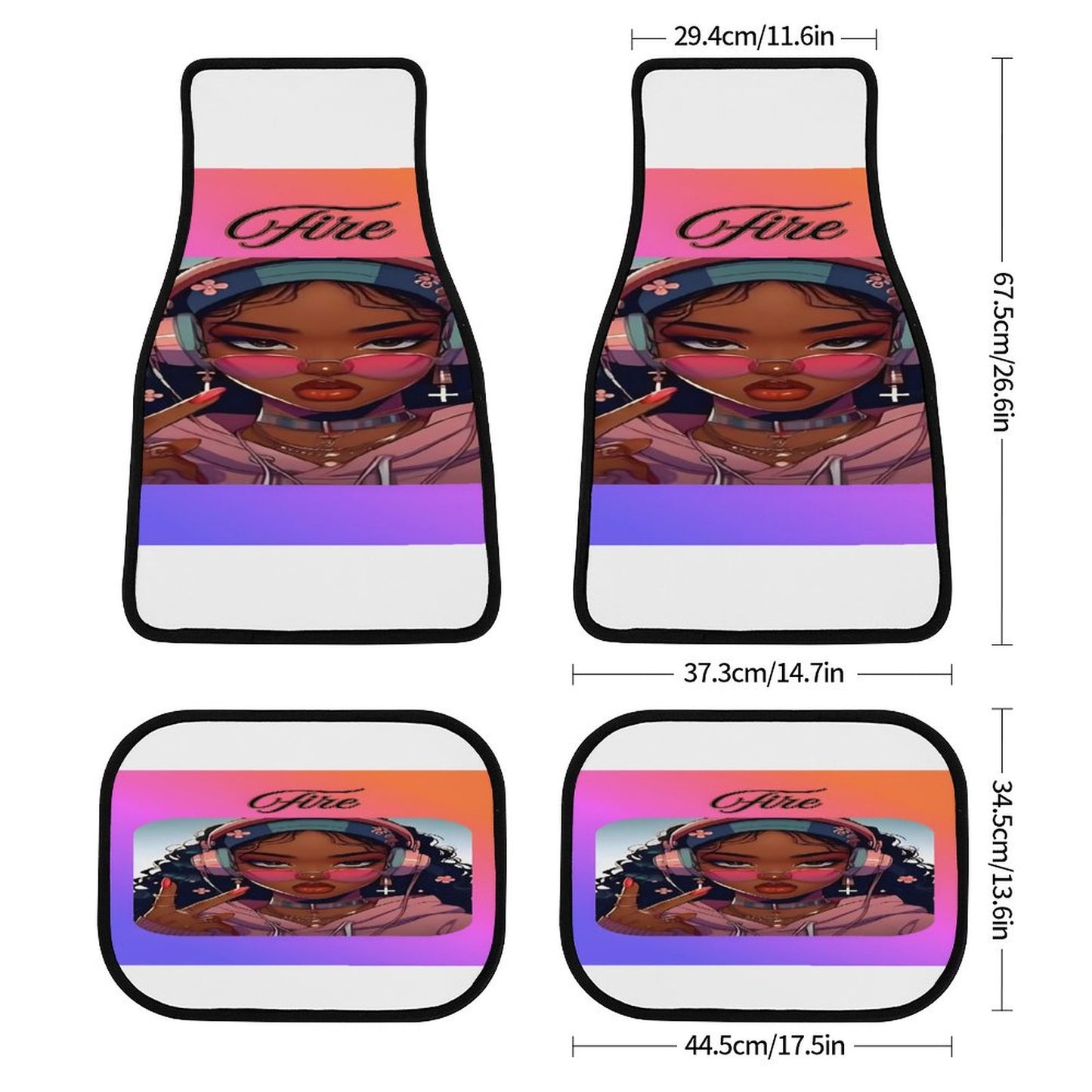 Car Mat Set of 4