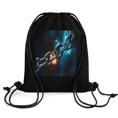 Custom Drawstring Bags with Waffle Cloth Designs