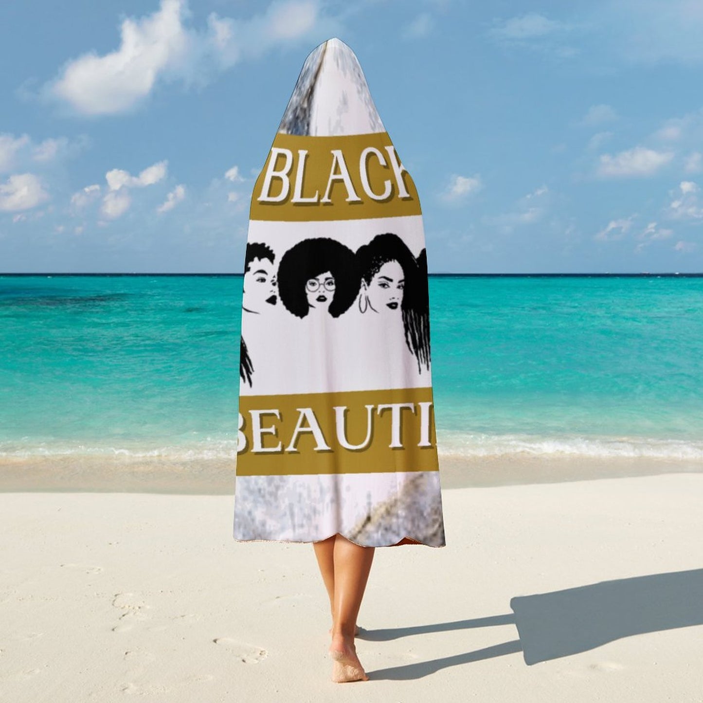 Wrap Hooded Blanket-40"x50"/ 100x130cm