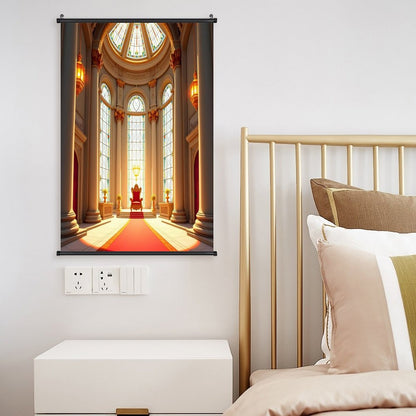 Canvas Hanging Poster with Scrolls-16"x24"/ 40x60cm