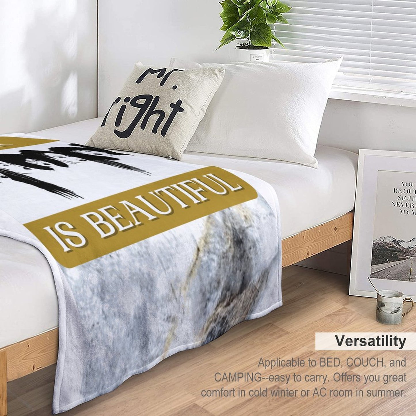 280gsm Flannel Blanket-50"x60" (Dual-sided Printing)