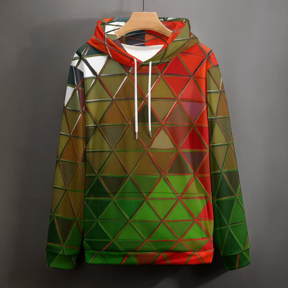 GLASS PRISM Men's Cool Hoodie with Double-layer Cap-SMALL-6XL
