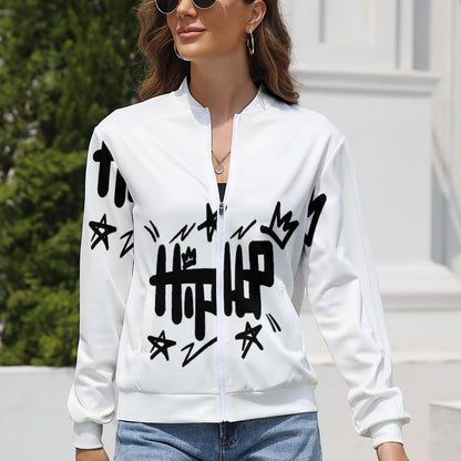 Women's Zipper Jacket LLJK (All-Over Printing)
