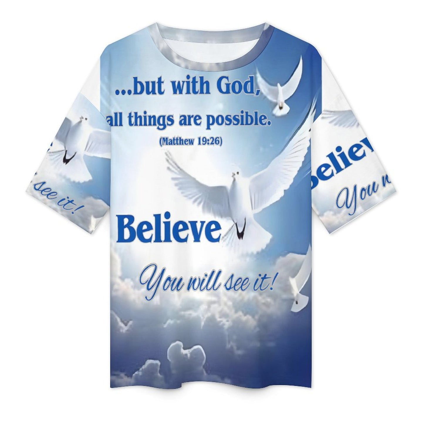DTG 190gsm Cotton Men's Half-Sleeve T-Shirt(All-Over Printing)
