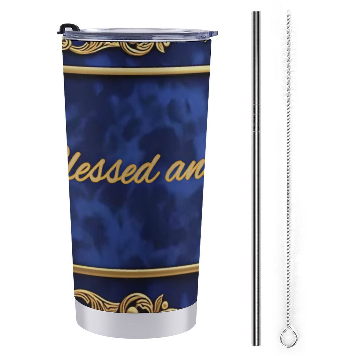 Car Travel Mug Set with Cleaning Kit (590ml/20oz)
