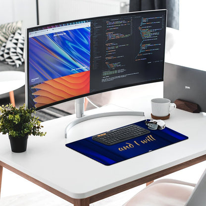 Large Desk Pad Protector with Stitched Edges-12x24 in/ 30x60cm