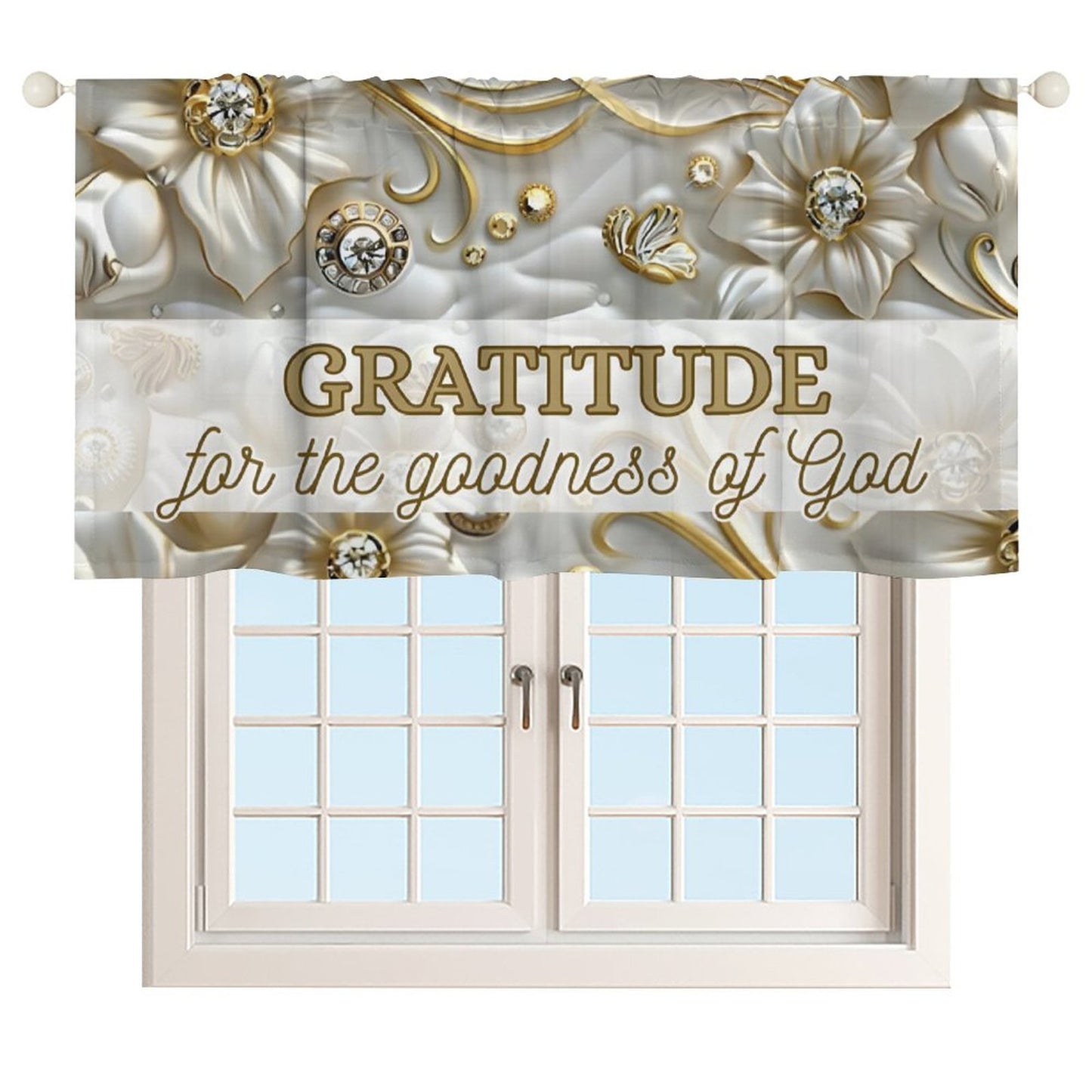Short Window Curtains(All-Over Printing)