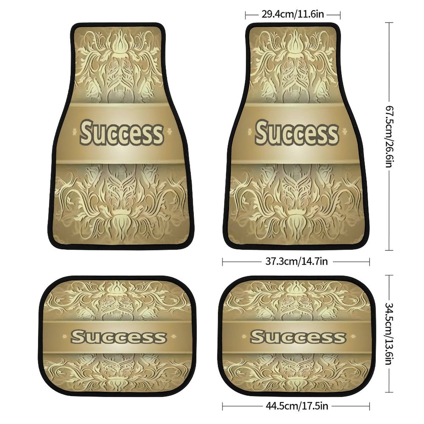 Car Mat Set of 4-SUCCESS