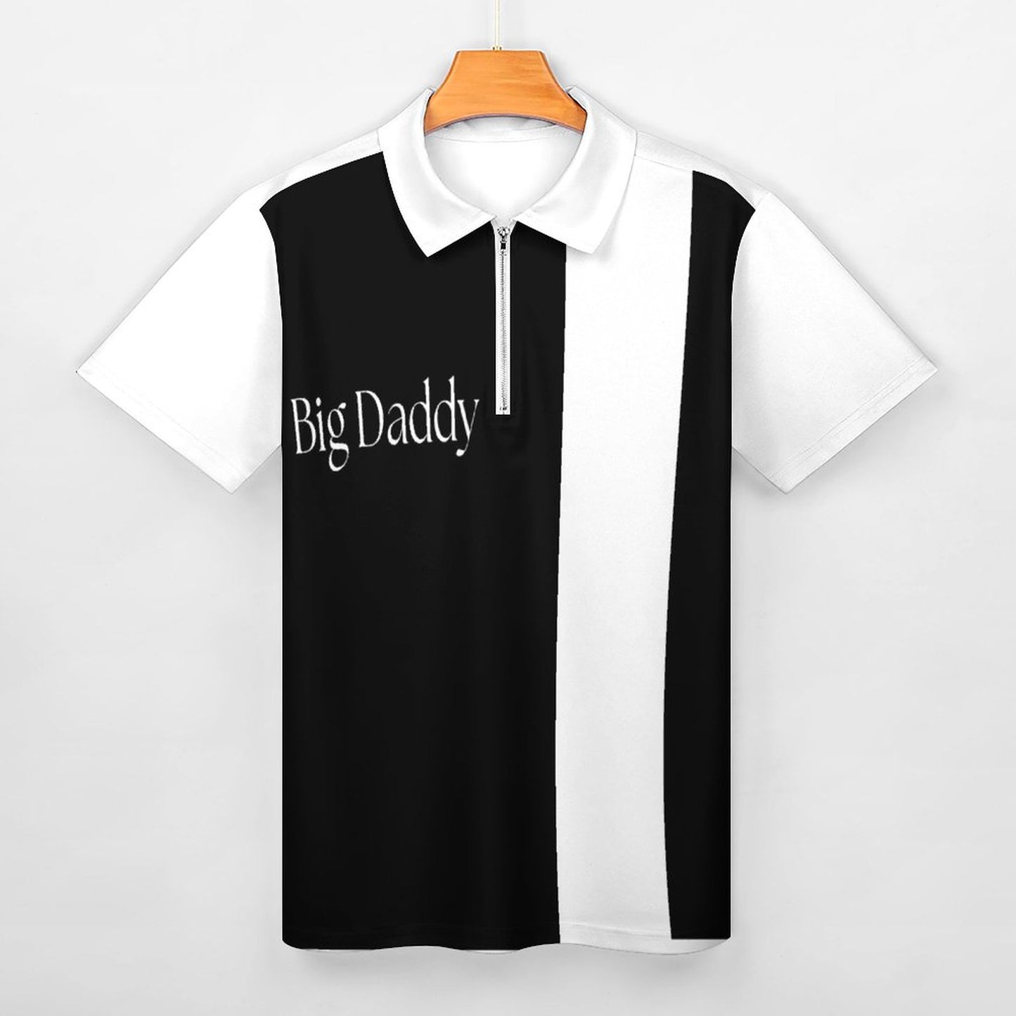 Men's Short Sleeve POLO Shirt with Zipper B470 (All-Over Printing)
