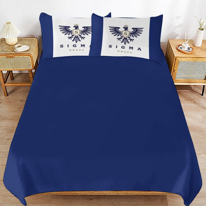 3-Piece Bedding Set-90"x90"/ 229x229cm (Dual-sided Printing)