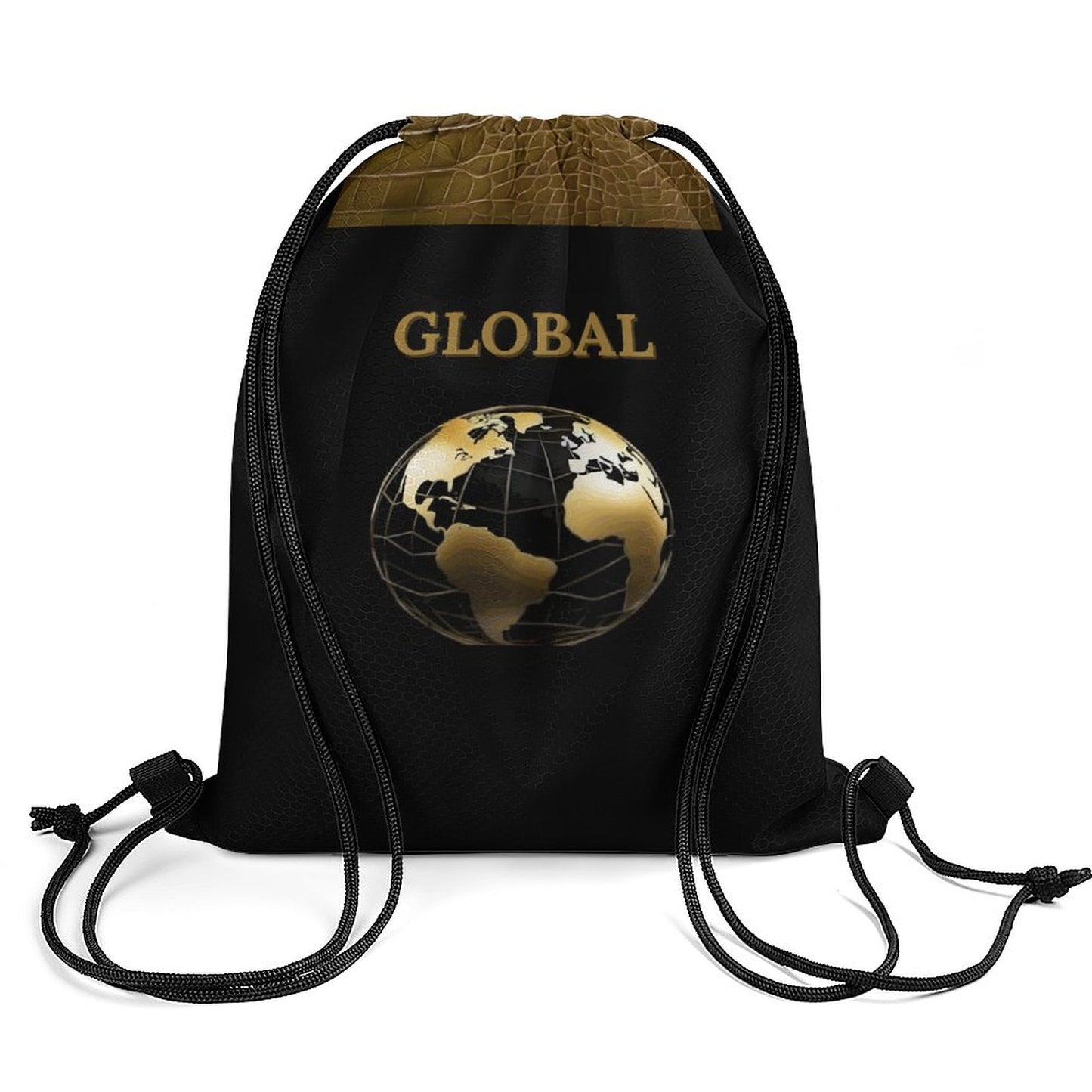 Custom Drawstring Bags with Waffle Cloth Designs