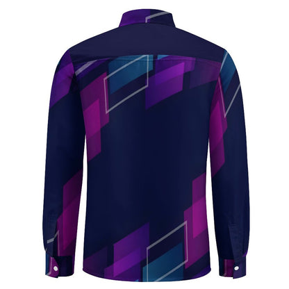 Men's Long Sleeve Shirt with Pocket LS (All-Over Printing)