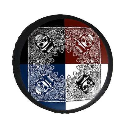 Leather Tire Cover(One-sided Printing)