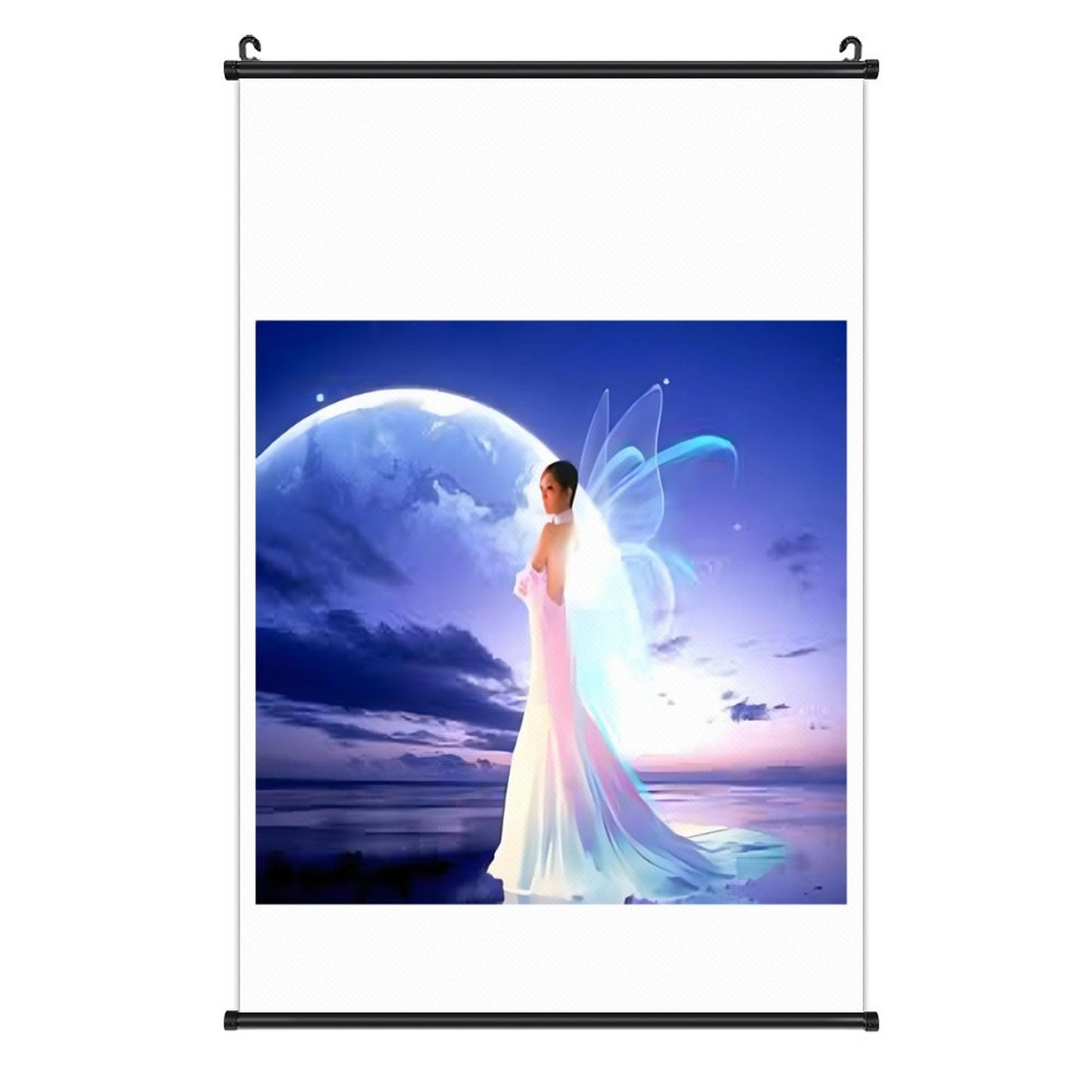 Canvas Hanging Poster with Scrolls-16"x24"/ 40x60cm
