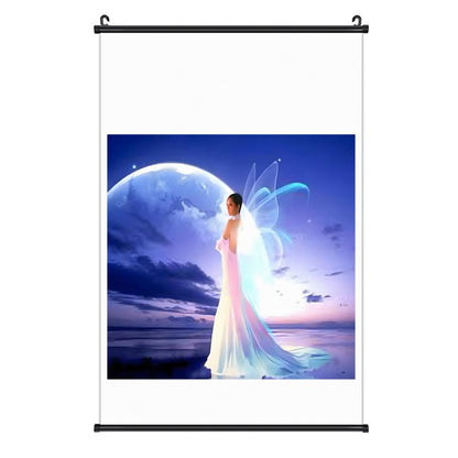 Canvas Hanging Poster with Scrolls-16"x24"/ 40x60cm