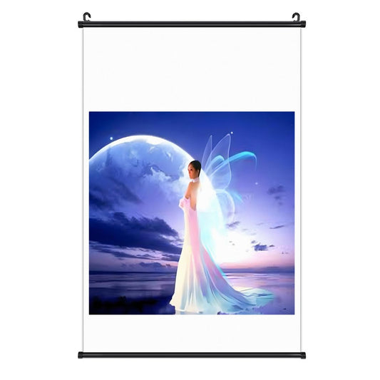 Canvas Hanging Poster with Scrolls-16"x24"/ 40x60cm