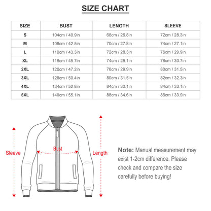 Raglan Zip-up Shirt WY10 (All-Over Printing)