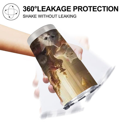 Car Travel Coffee Mug with Lid (All-Over Printing)