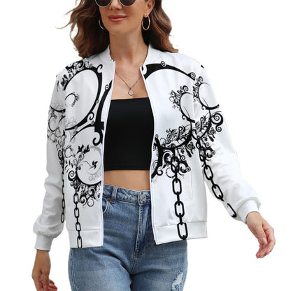Women's Zipper Jacket LLJK (All-Over Printing)