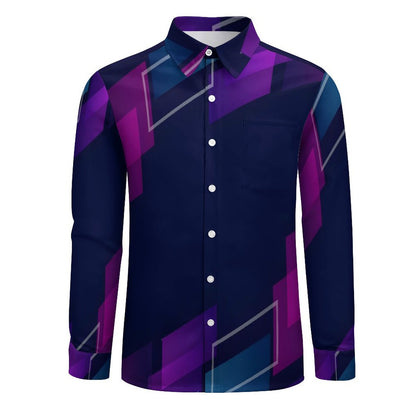 Men's Long Sleeve Shirt with Pocket LS (All-Over Printing)
