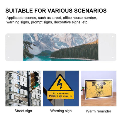 Slim Metal Tin Sign