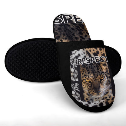 Flannel Men's Cotton Slippers