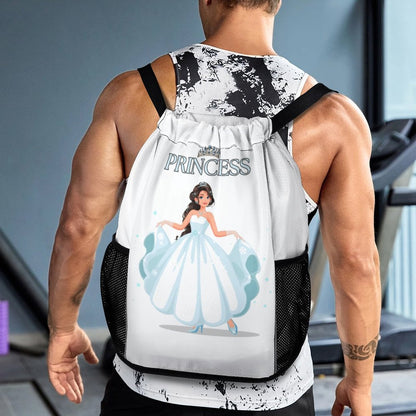 Waffle Cloth Drawstring Bag