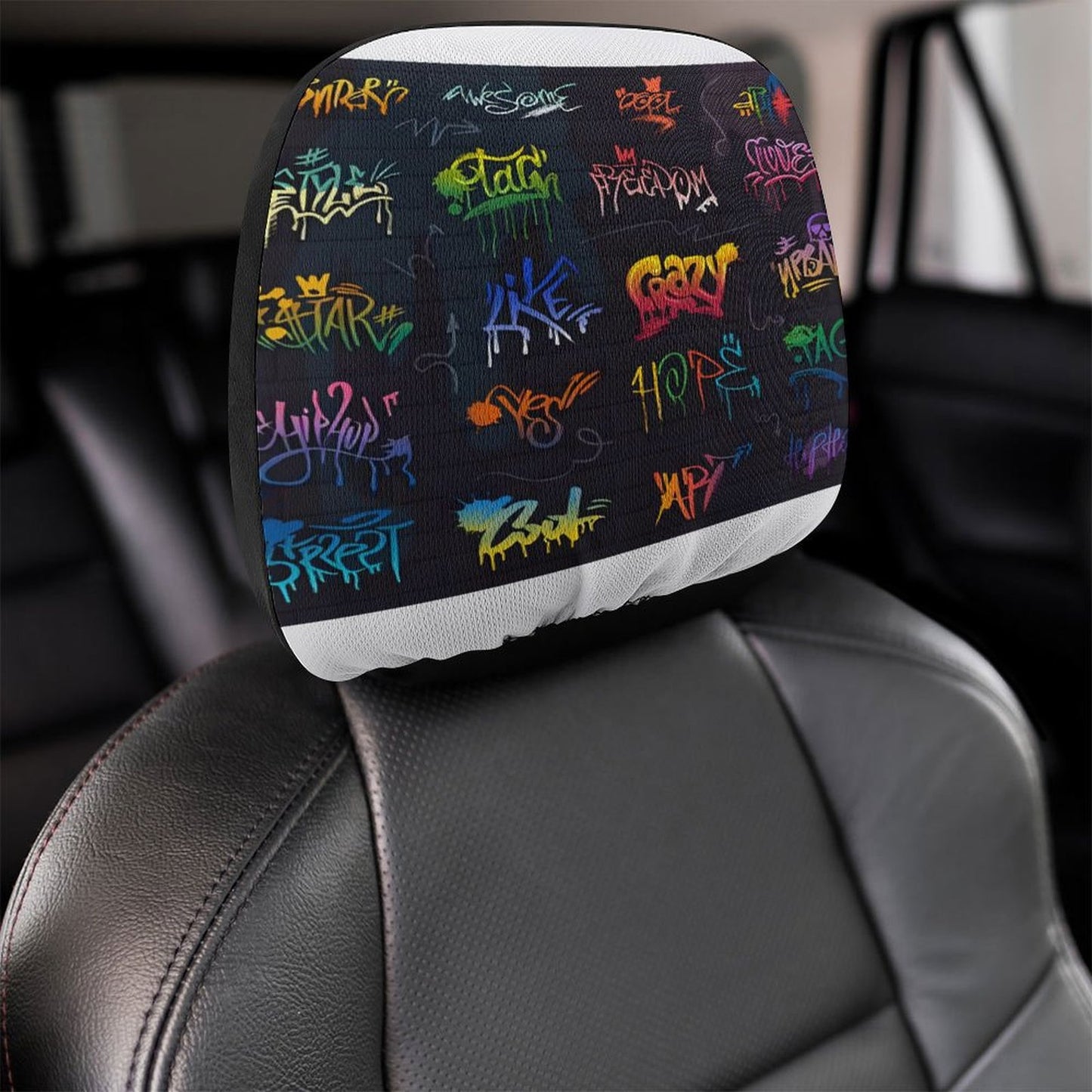 Custom Car Headrest Covers