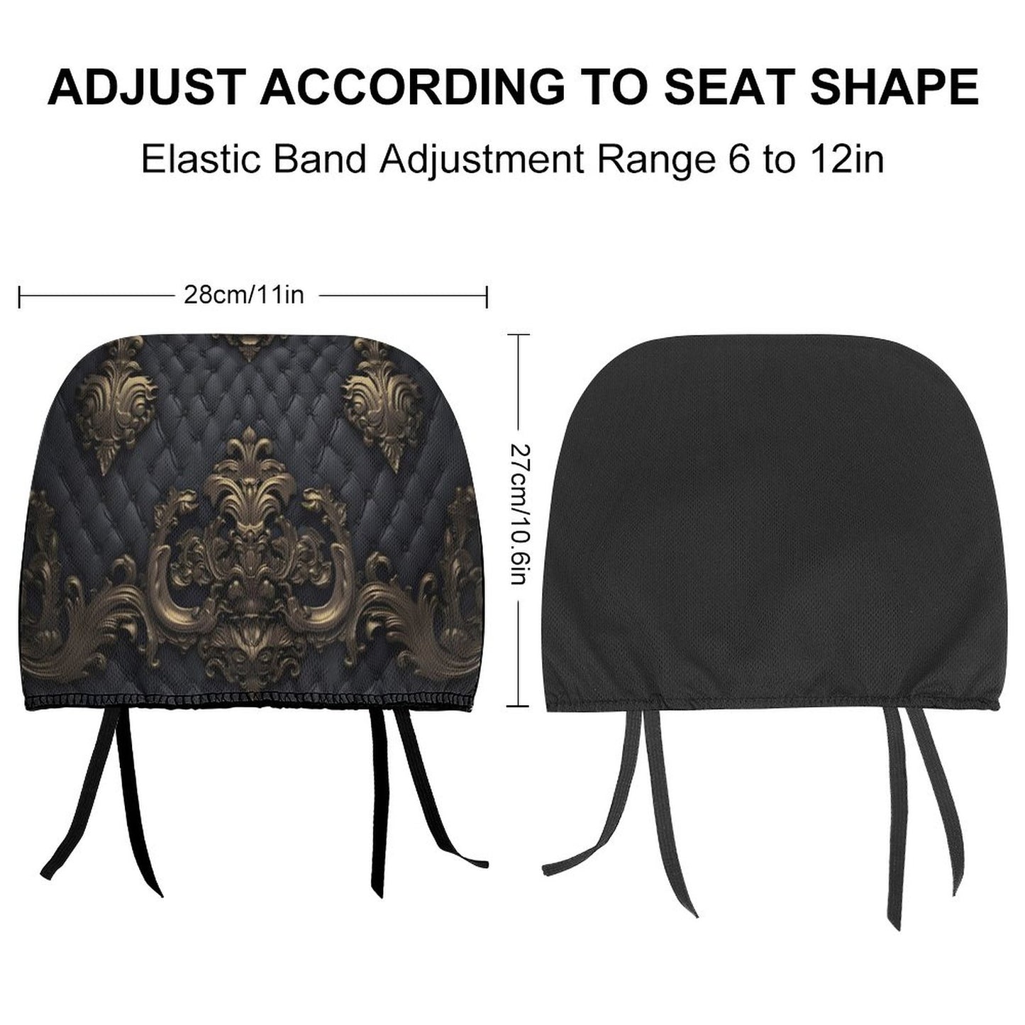 Custom Car Headrest Covers