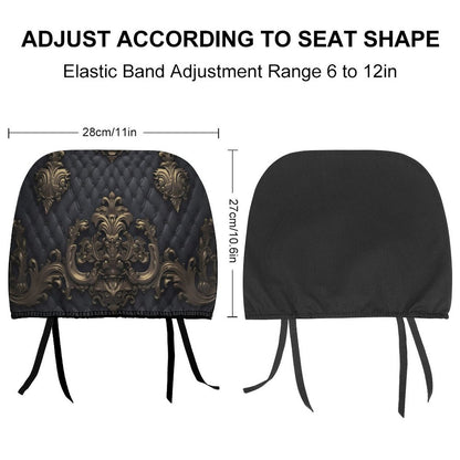 Custom Car Headrest Covers
