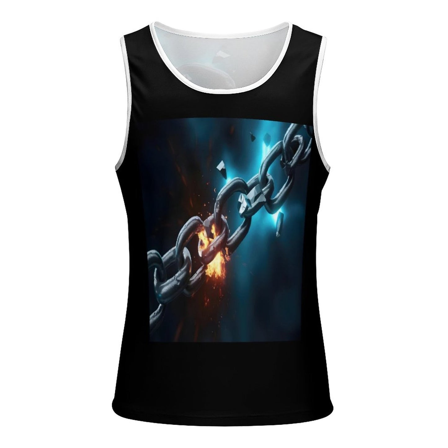 Men's Printed Vest BK (All-Over Printing)