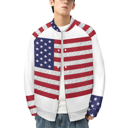 AMERICA Men's Baseball Jacket-2XS-6XL