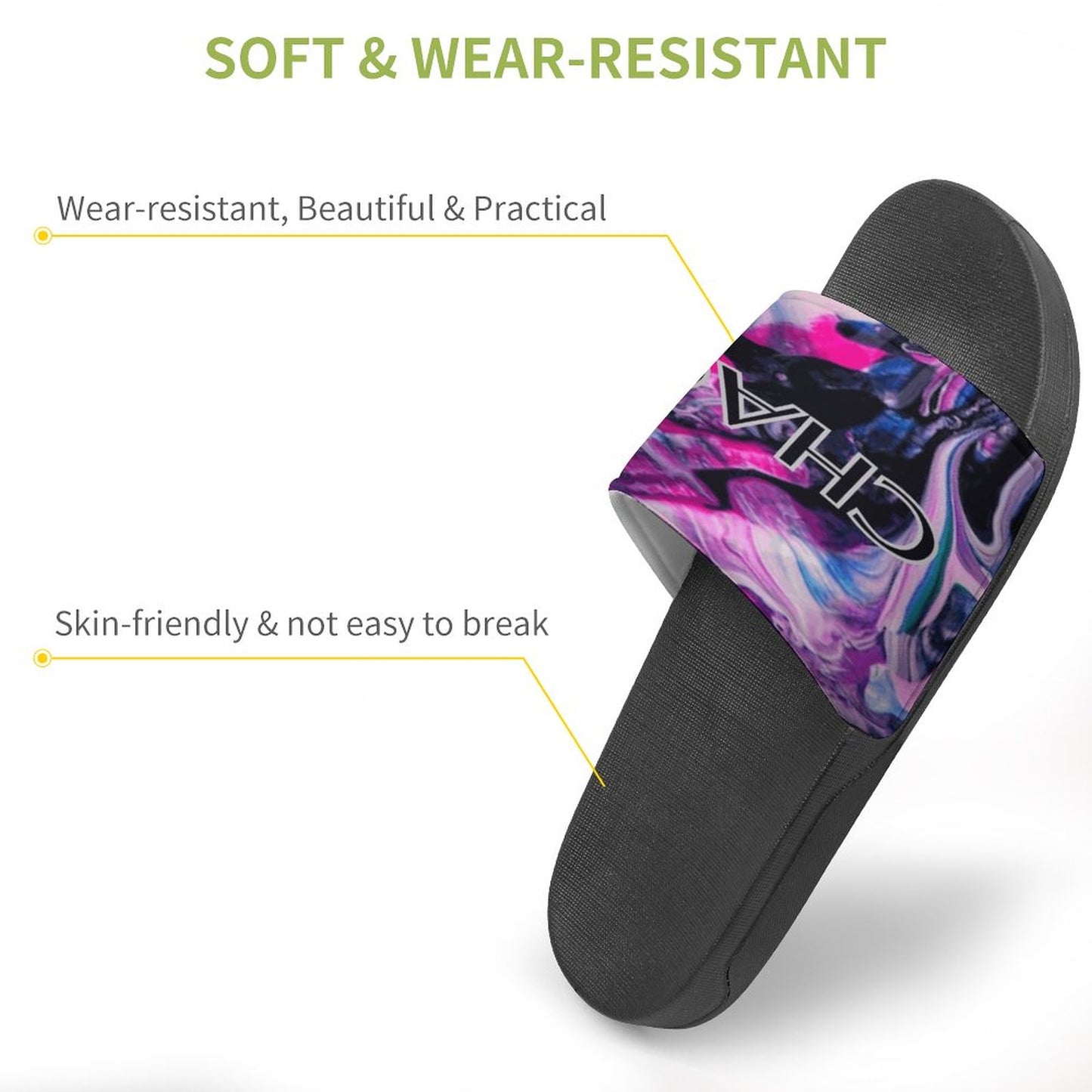 CHAOS Unisex PVC Slippers or Slides