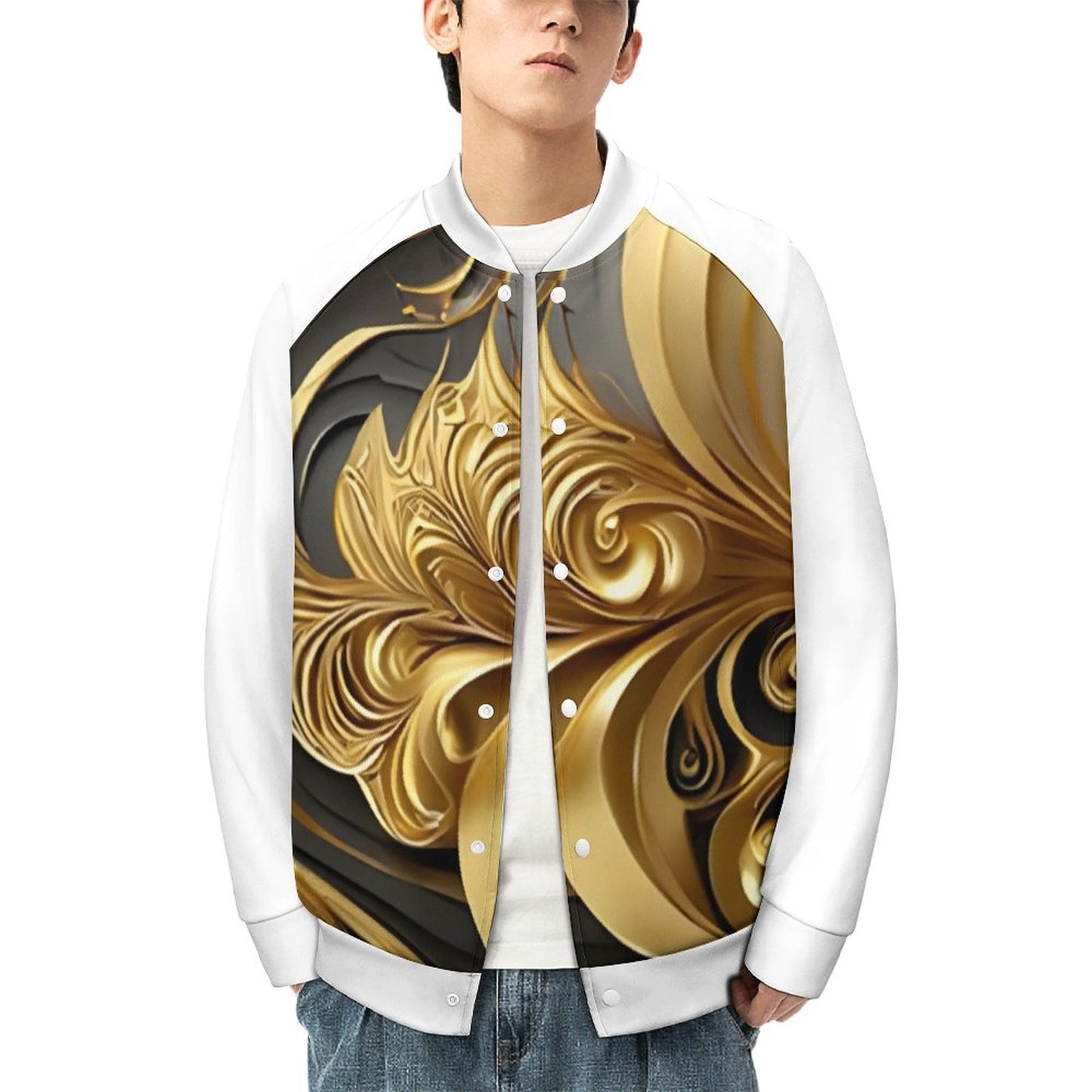 Men's Baseball Jacket (All-Over Printing)
